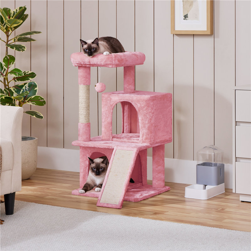 36? h multilevel cat tower with double condos Therese, Rose