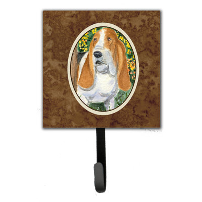 Porte-laisse hound et crochet à clé basset