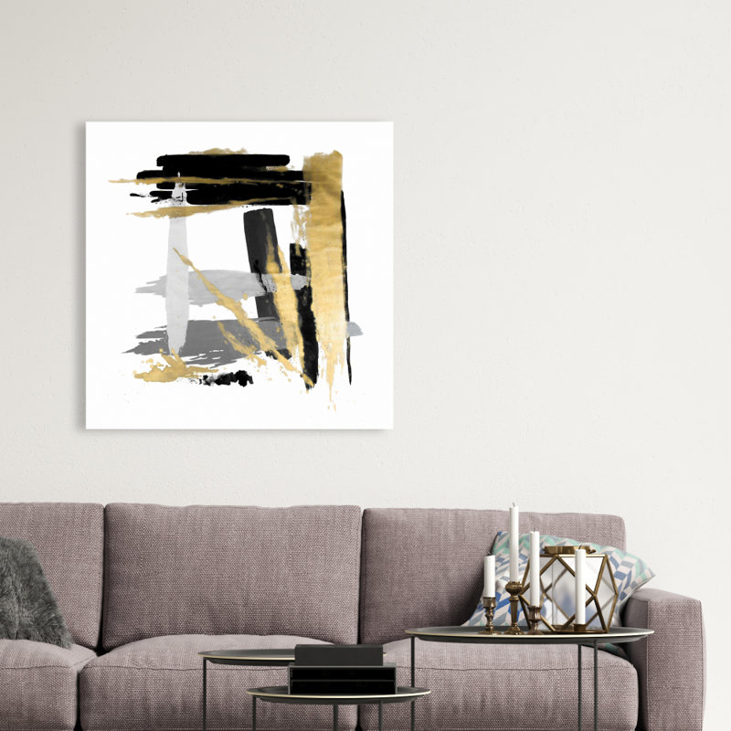 Brush Strokes - Shapes, art abstrait sur toile pour la décoration intérieure