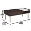 Table basse à plateau relevable