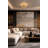 Gold Multi Square LED Flush Mount