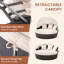 Canapé modulaire en rotin avec siège escamotable