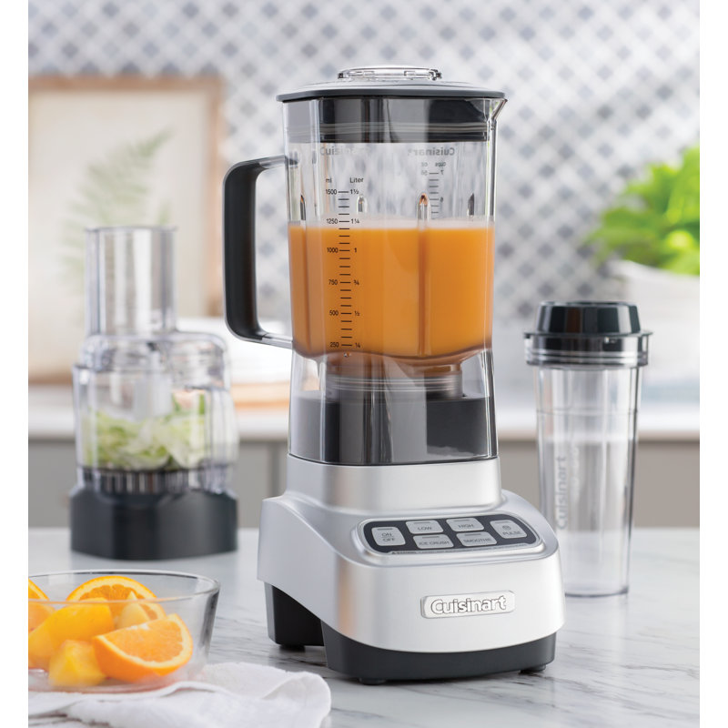 Velocity Ultra Blender/Food Processor with Travel Cups, Silver