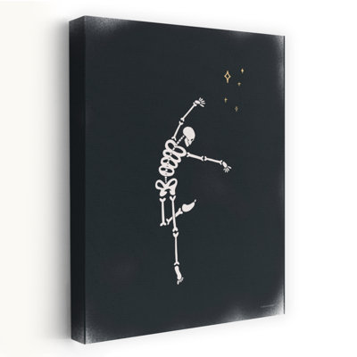 «Dancing Skeletons I», art contemporain abstrait