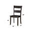Ensemble de 2 chaises d'appoint Haddie