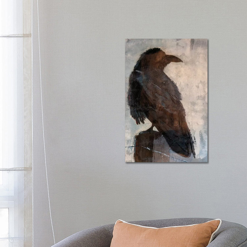 Raven by Julian Spencer - Wrapped Canvas Print, 66.04 cm H x 45.72 cm W x 1.91 cm D