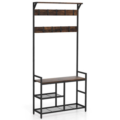 Blovice Hall Tree 33'' Wide