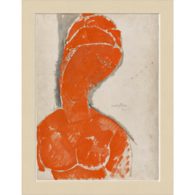 Rune "Female Bust in Red" Print