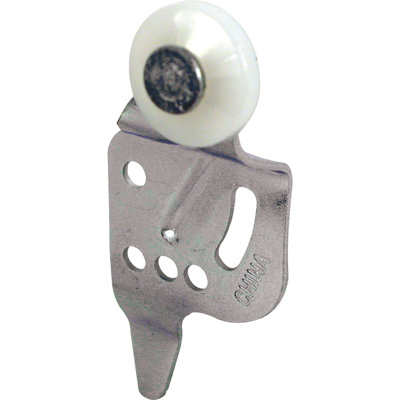 Wardrobe Door Roller, Back Panel, 1/4 in. Offset, 3/4 in. Nylon Roller (2 Pack)