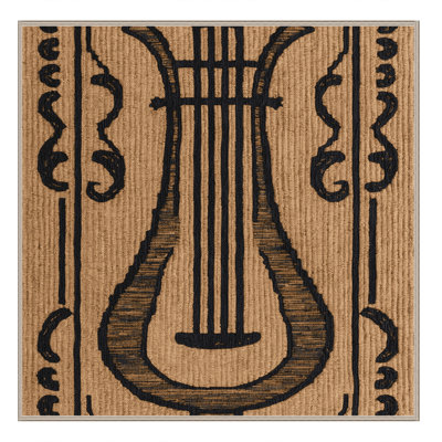  Tapis lavable Lyre Music