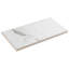 Classico Carrara 6" x 3" Matte Ceramic Bullnose Tile Trim in White/Gray