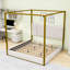 Lit plateforme à baldaquin Upholstery-216019925-216019923