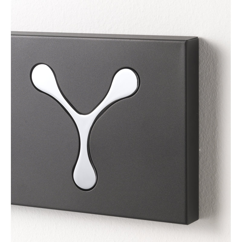 Kallie Metal Wall Wall Mounted Coat Rack