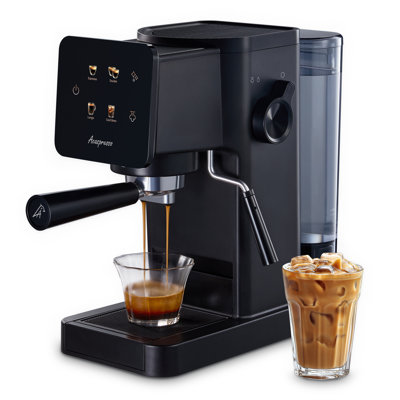 Self-cleaning Touchscreen Compact Espresso Machine, Steam Wand, Cold Brew Espresso Maker