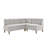 Ehrhart Tufted Back Upholstered Corner Bench