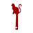 Alloy Steel Mailbox Flag,Decorative Metal Cat Mailbox Replacement Flag For All Other Surface Rust Resistant Mailbox Flag (FLAG ONLY -Mounting Hardware NOT Included)4In X 10In,Red