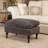 Gourav Upholstered Ottoman with Pillow Top & Birch Legs-1114781563