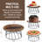 Round Solid Wood Serving Cake Stand