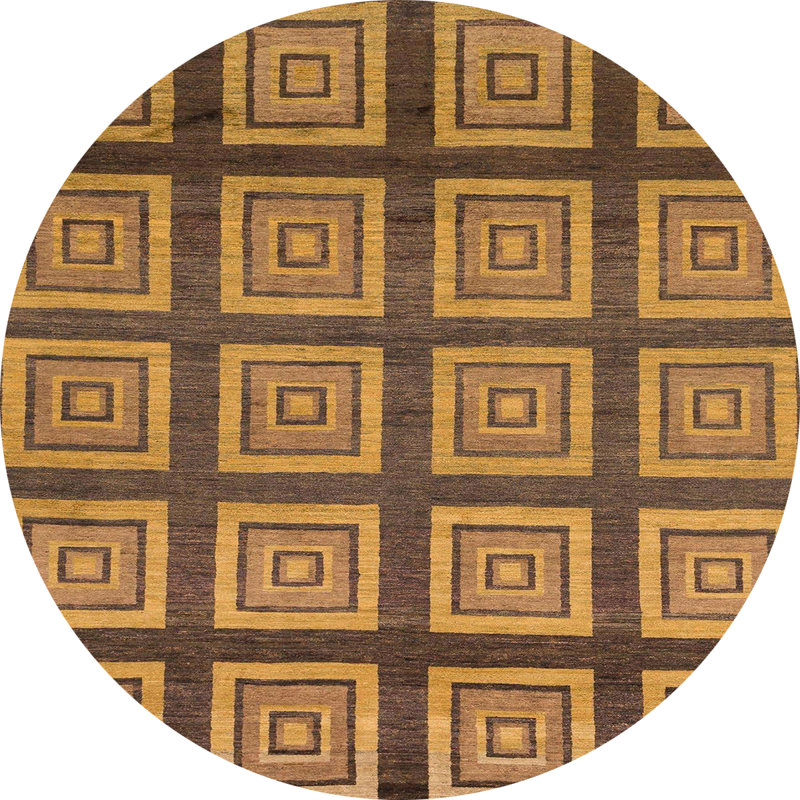 Tapis abstrait moderne 1626, Rond 6 pi
