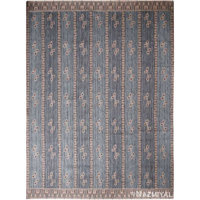 Scandinavian One-of-a-Kind Rectangle 6' x 9' New Age Rectangle Area Rug in