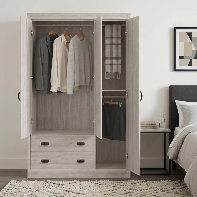 Bristol 3 Door 2 Drawer Wardrobe