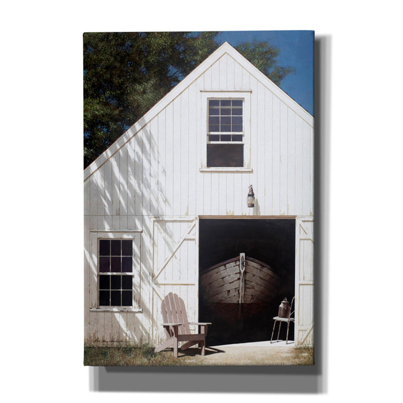 " The Barn " by Zhen-Huan Lu, 26" H x 18" W x 0.75" D
