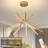 Mercer41 8-Light Aluminum Remote Control Dimmable LED Modern Sputnik Chandelier-1875925380