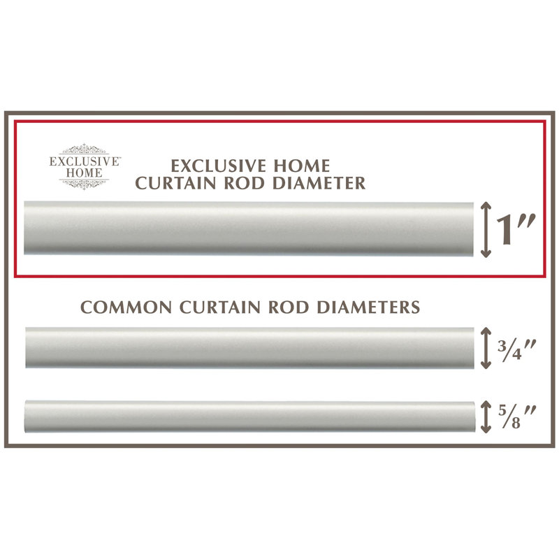 Matte Bronze Adjustable Iron Curtain Rod with Wavy Finials