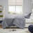 Durable Twin Xl Bedding Sets, Polyester Striped Modern Dorm Home
