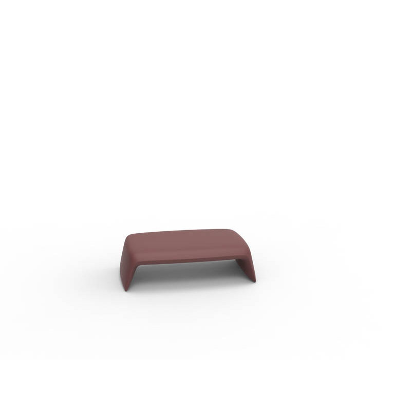 Blow Plastic/Resin Coffee Table, Garnet