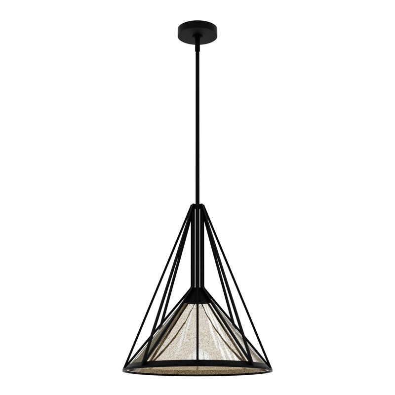 Rafner 1 - Light Single Geometric Pendant, Large
