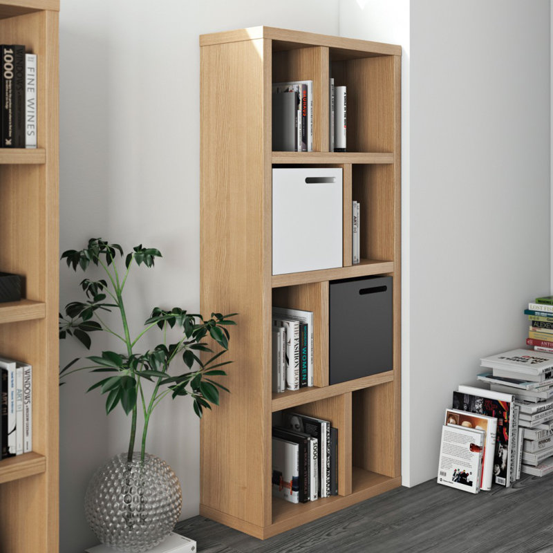 Sighfrith 159cm H x 70cm W Standard Bookcase, Oak