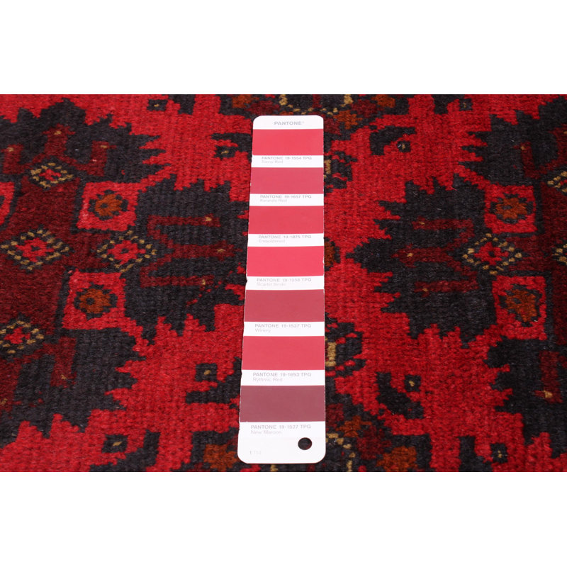 Tapis unique en laine noué à la main 6 pi 6 po x 9 pi 8 po nouvel âge Galilaia