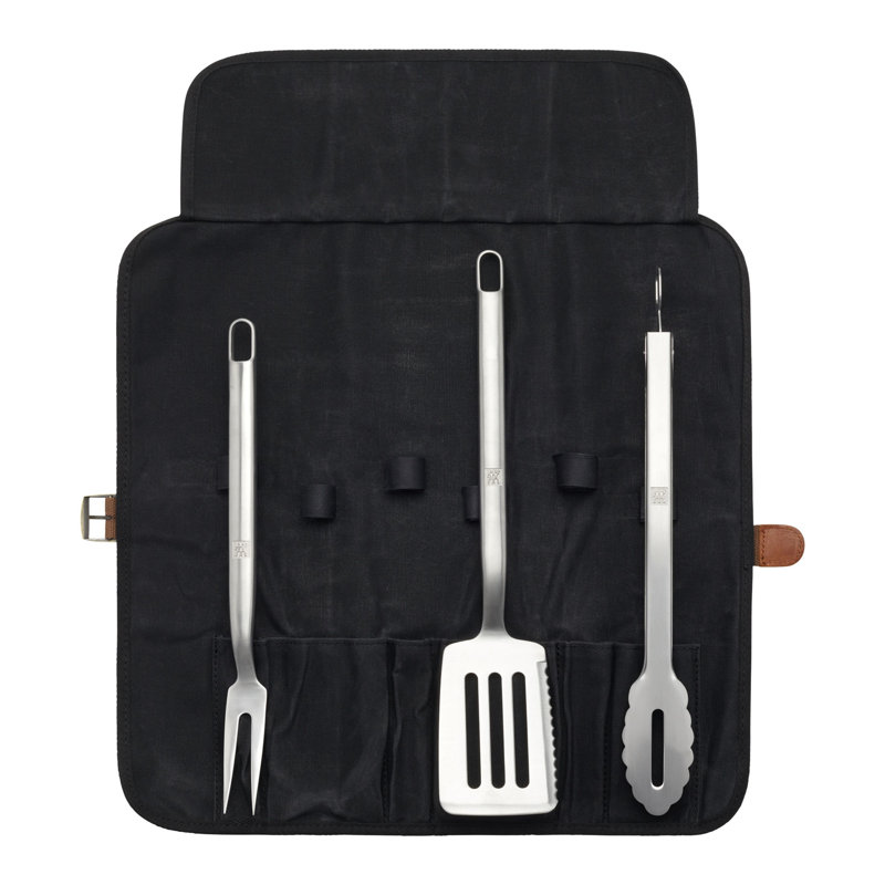 ZWILLING BBQ+ 4-Piece Stainless Steel Grill Tool Set