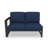 Oltjana Left Arm Outdoor Loveseat With Sunbrella Cushions-122444629-124071209