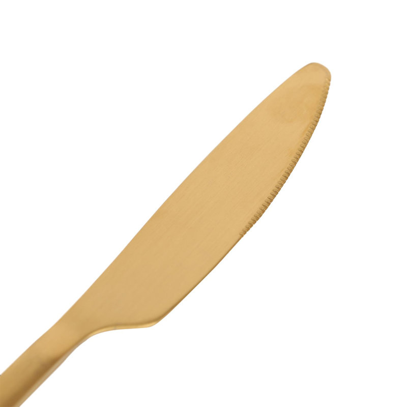Argon Tableware Stainless Steel Cutlery Set, Gold
