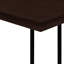 Table d'appoint en forme de C en métal et stratifié pour les collations, le salon, la chambre à coucher-442900380-446388379