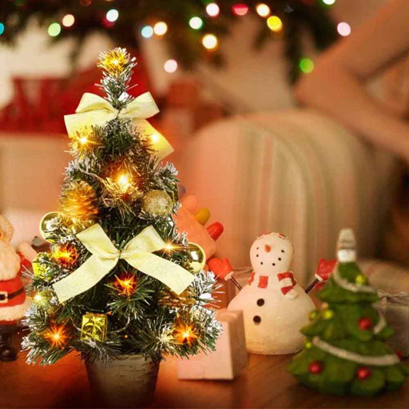 1.31' H Lighted Artificial Christmas Tree
