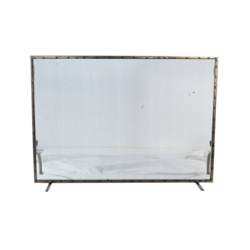 Prime 42" Height 1 Panel Steel Fireplace Screen