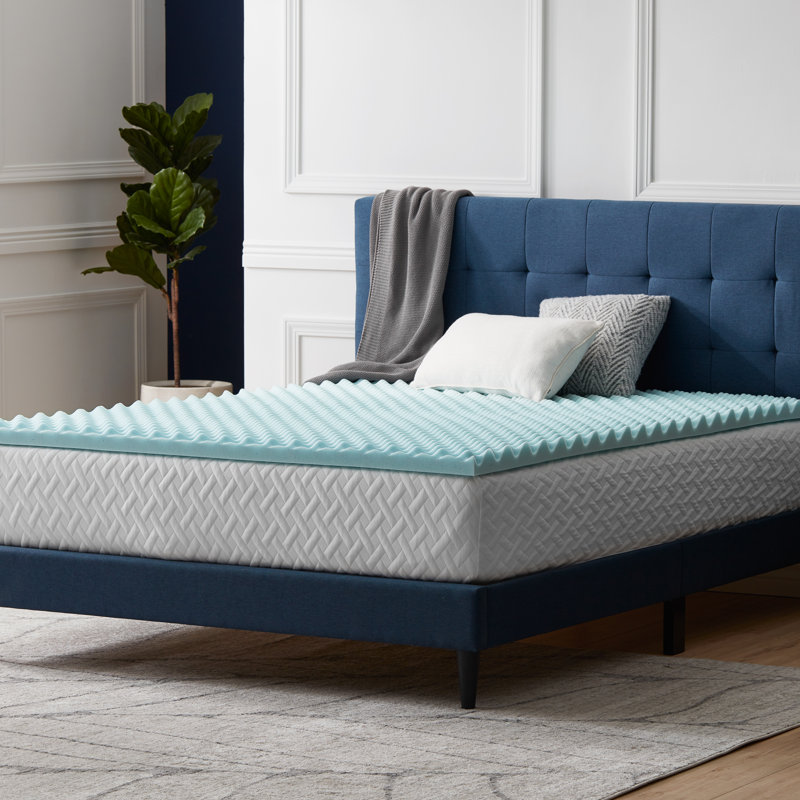 2'' Gel Memory Foam Mattress Topper, Full