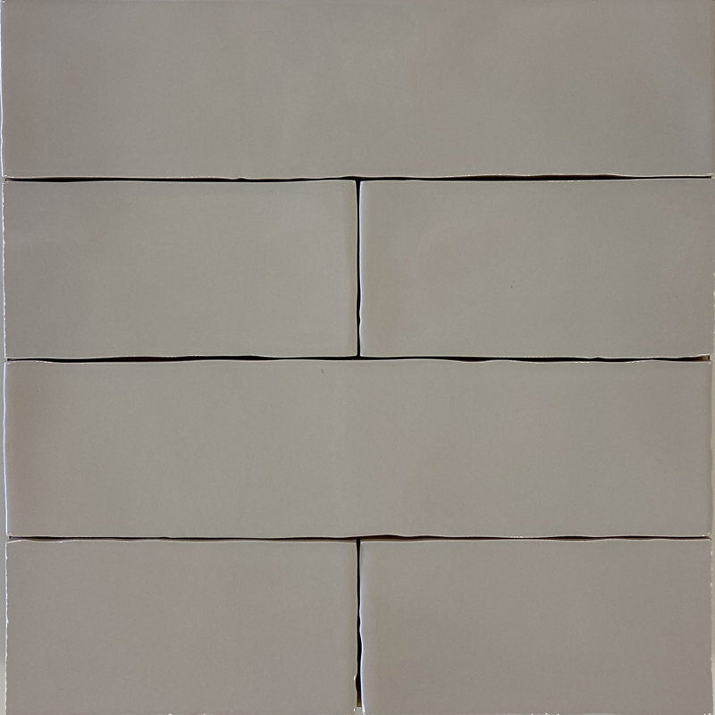 Guastavino 3" x 12" Ceramic Subway Tile, Silver Fox