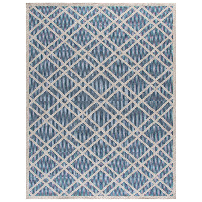 Hoeke Performance Geometric Indoor/Outdoor Area Rug, Rectangle 8' x 10'