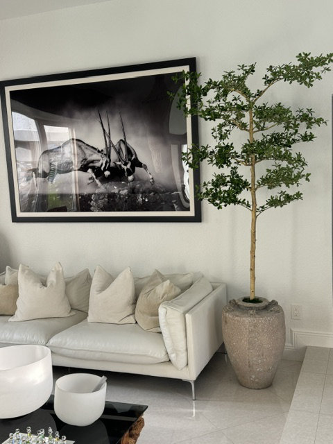 Artificial Shady Lady Tree, 84" H x 32" W x 32" D