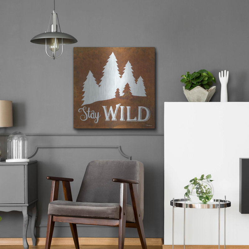«Stay Wild» par Britt Hallowell, H 24 po x l 24 po