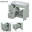 Ensemble de meuble-lavabo simple 36 po avec plateau en bois manufacturé Romanda-709858105