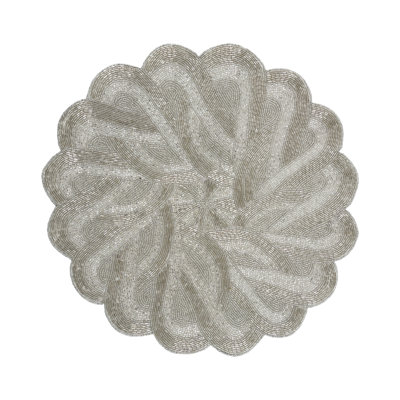 Hand Beaded Braided Circular