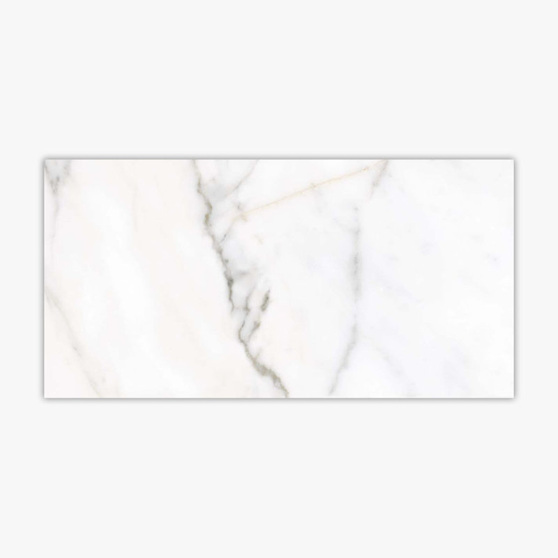 12" x 24" Porcelain Stone Look Wall & Floor Tile, Italia Polished