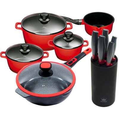 Topf-Set mit Deckel