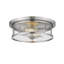 Plafonnier encastré 2 lumières 13,75 po Attah-2087760861