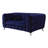 Blue Velvet Loveseat